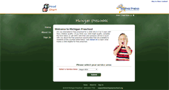 Desktop Screenshot of michiganpreschool.org