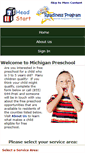 Mobile Screenshot of michiganpreschool.org