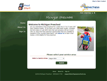 Tablet Screenshot of michiganpreschool.org